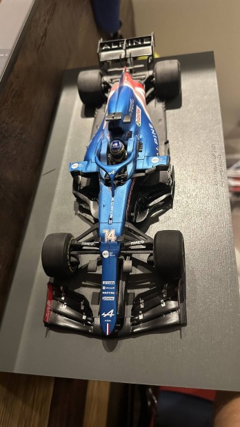 2021 Fernando Alonso Alpine 1:18 Spark model