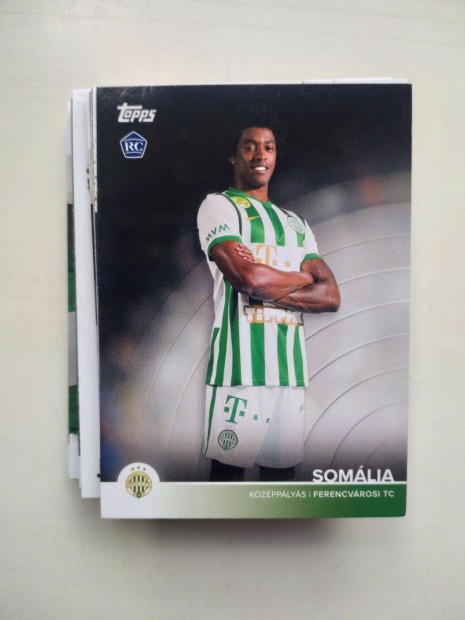 2021 Topps 50 darabos Ferencvros fociskrtya szett (1 szmozott)