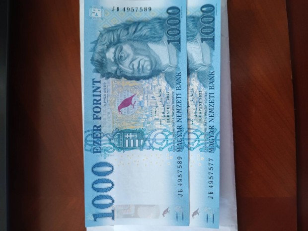 2021 bankjegy 1000 forint