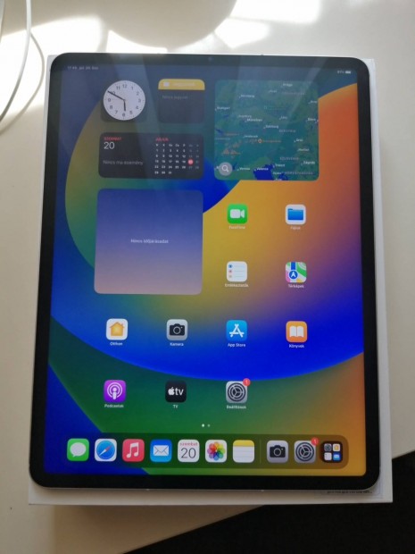 2022-es Ipad Pro 12,9 coll 1 TB 16GB Ram 5G