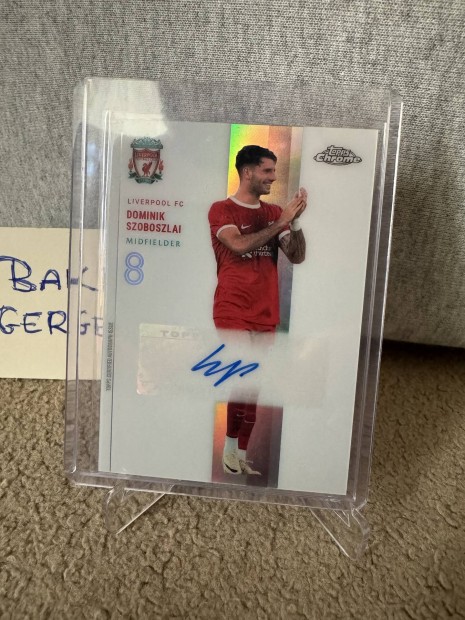 2023-24 Topps Chrome Liverpool Clinical Autograph #CL-DS Szoboszlai