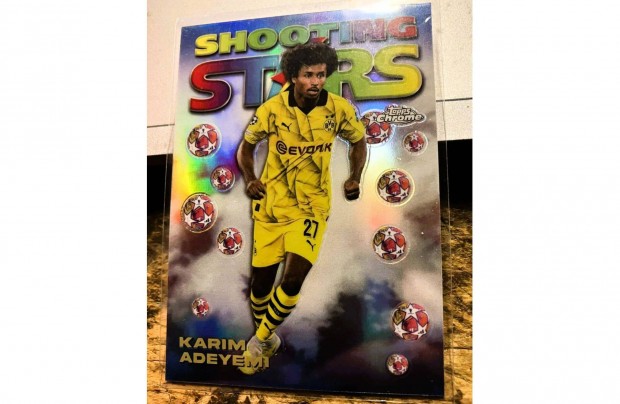 2023-24 Topps Chrome UCC - Shooting Stars Karim Adeyemi - Dortmund