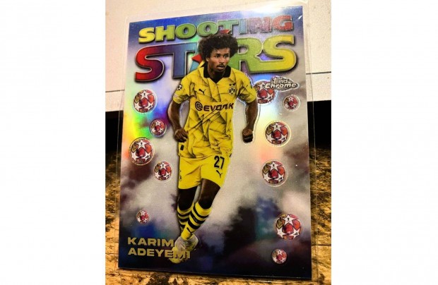 2023-24 Topps Chrome UCC - Shooting Stars Karim Adeyemi - Dortmund