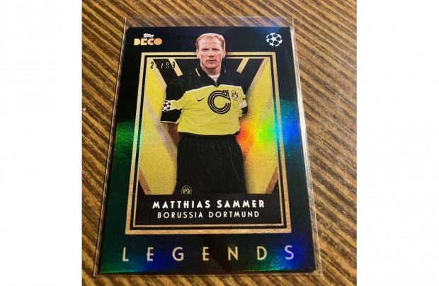 2023-24 Topps Deco - Matthias Sammer /99 - Legends - Borussia Dortmund