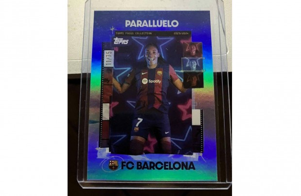 2023-24 Topps Focus - FC Barcelona - Salma Paralluelo /75