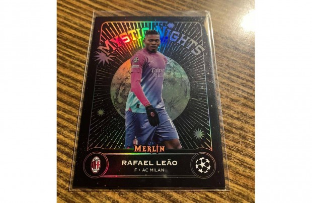 2023-24 Topps Merlin Chrome UEFA - Rafael Leao - Mystic Nights - AC Mi