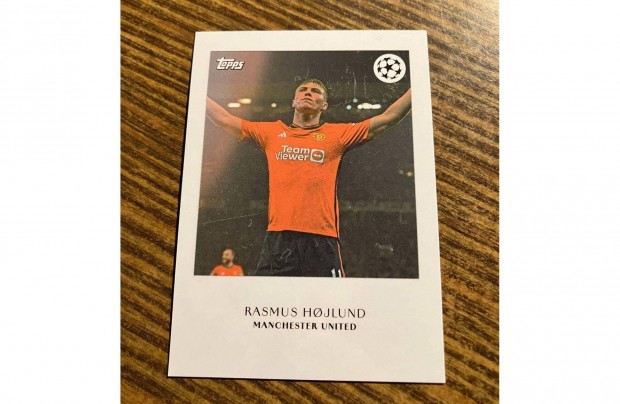 2023/24 Topps Simplicidad - Rasmus Hojlund - Manchester United - Polar