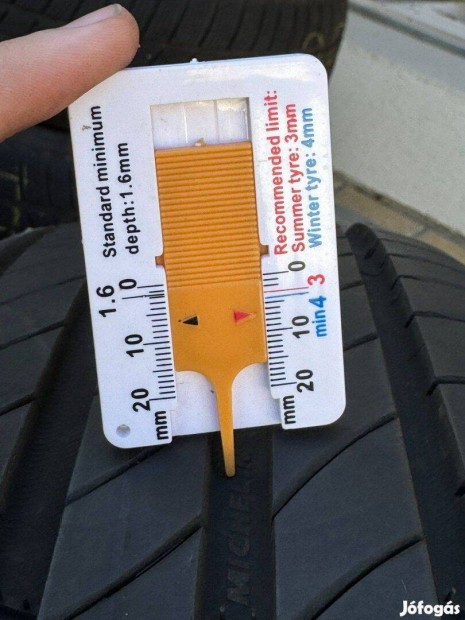 2023-as 195/60 R18 Michelin nyári gumi szett. 7mm