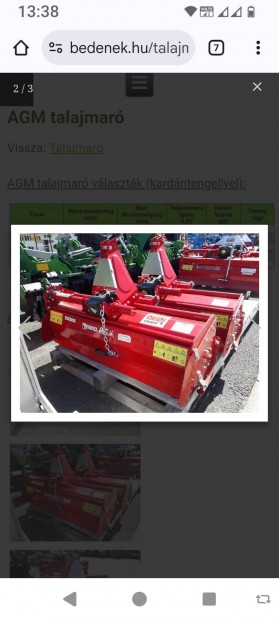 2023 gyártású AGM TL-125 párszor használt talajmaró eladó