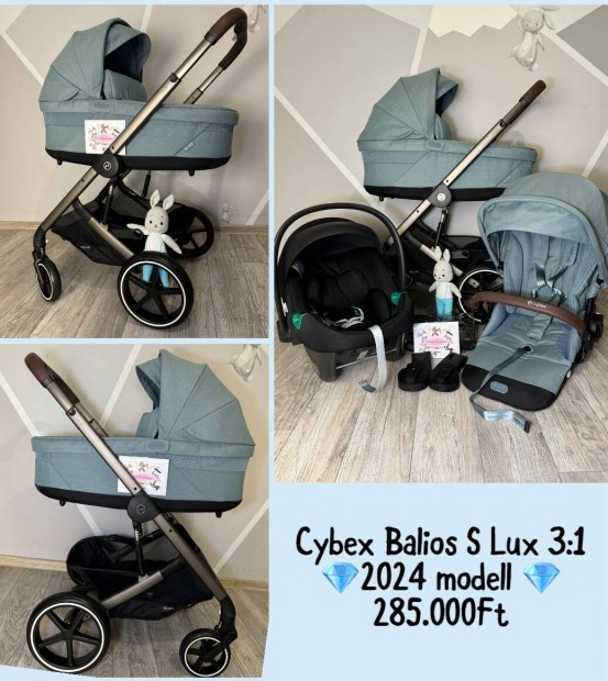 2024 Cybex Balios S lux Sky Blue 3:1 luxus babakocsi 