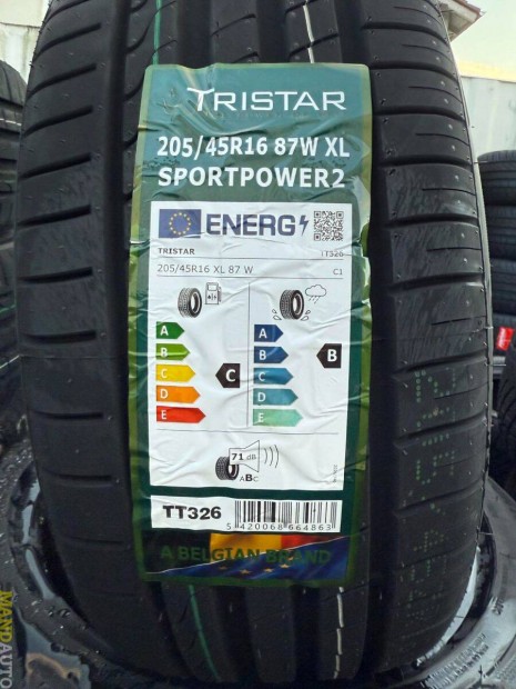 205/45R16 Tristar Sportpower2,Új nyárigumi