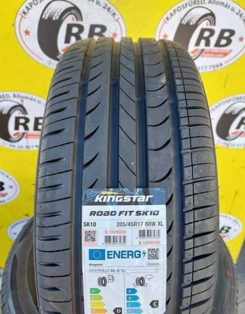 205/45 r17 Kingstar Új nyárigumi 22 500 Ft/db
