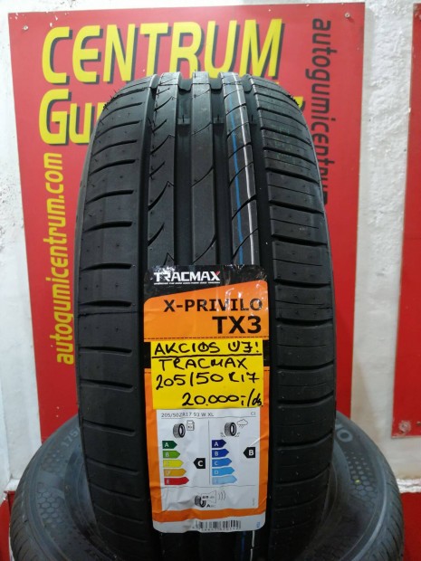205/50R17 Tracmax X Privilo TX-3 nyári