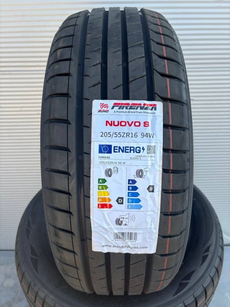 205/55R16 205/55 R16 új Firenza (szingapúri) nyári gumi ÁR/db Dot24