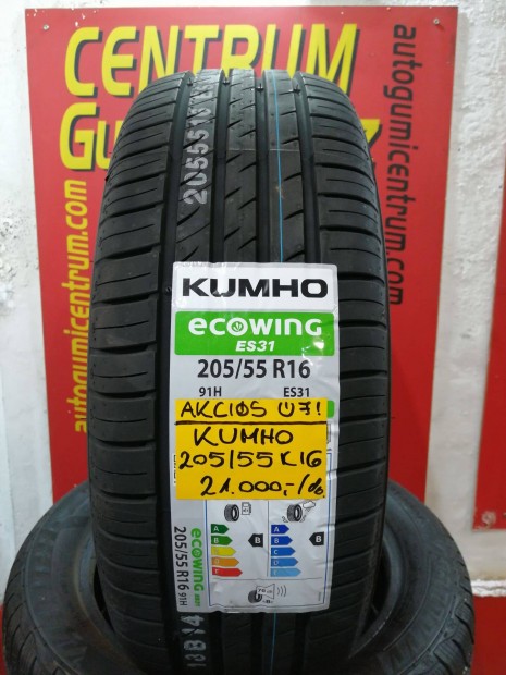 205/55R16 Kumho Ecowing Es31 nyri gumi