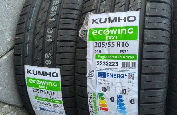 205/55R16 Új Kumho nyári gumi garnitúra 205/55 r16