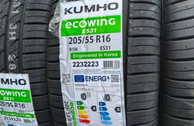 205/55R16 Új Kumho nyári gumi garnitúra 205/55 r16