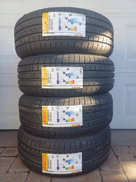 205/55R16 j Pirelli Cinturato P7 nyri gumi gumiabroncs