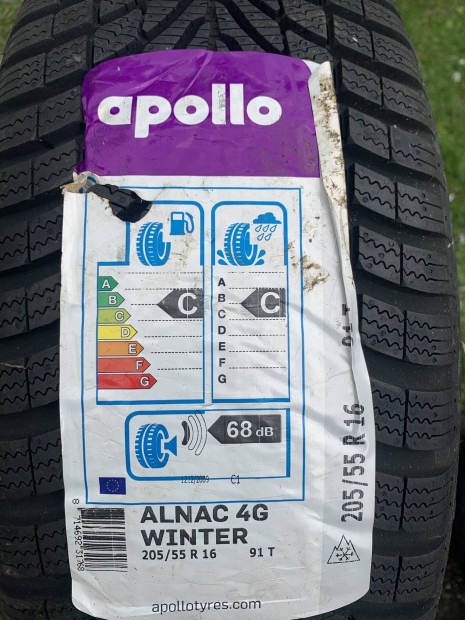 205/55/16 apollo tél gumi