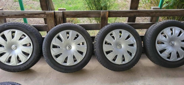 205/55/R16 Continental téli gumi+Opel felni+dísztárcsa