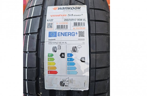 205/55 R17 Hankook új nyári gumi 4db 2024