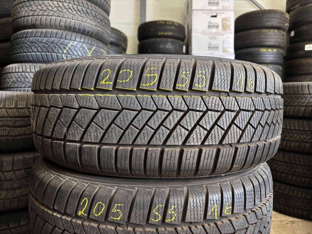 205/55 r16 Continental 7mm téligumi 4db eladó 205/55r16 garnitúra
