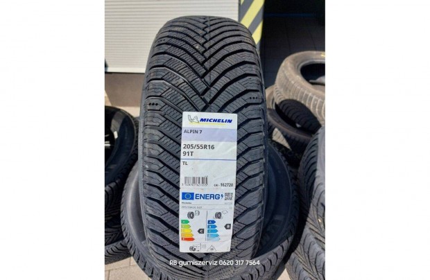 205/55 r16 Michelin Alpin A7 tligumi 2024 47 500 Ft/db