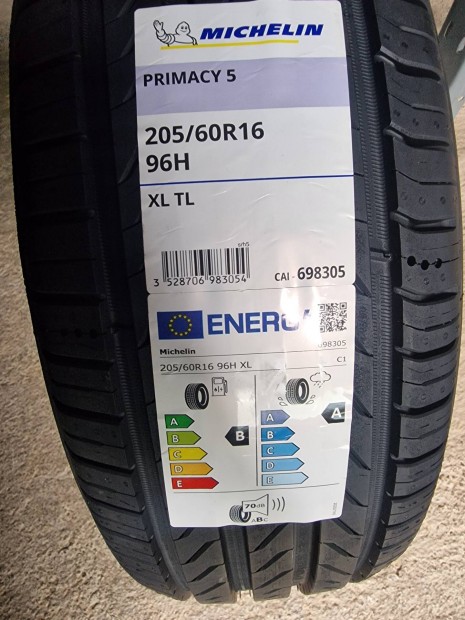 205/60R16 96H 4db új Michelin Primacy 5 nyárigumi