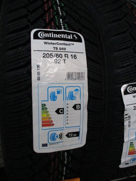 205/60 R16" j Continental TS860 tli gumikpeny