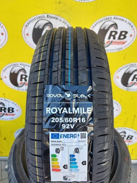 205/60 r16 Black Royal j nyrigumi