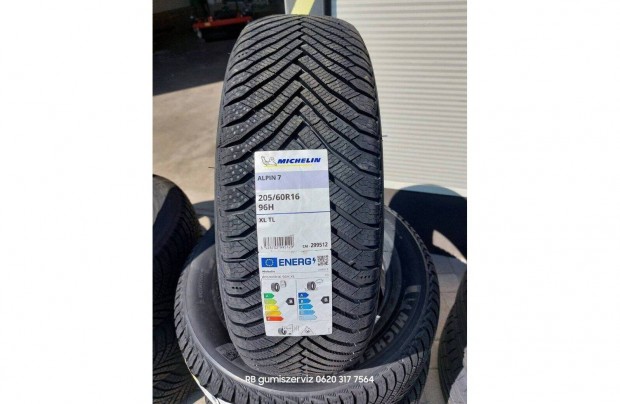 205/60 r16 Michelin Alpin A7 tligumi 2024 49 500 Ft/db