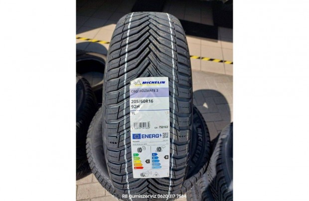 205/60 r16 Michelin Crossclimate 4vszakos,2024 54500Ft/db