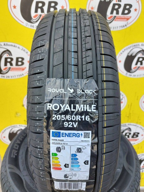 205/60 r16 Royal Black Új nyárigumi 21500ft/db