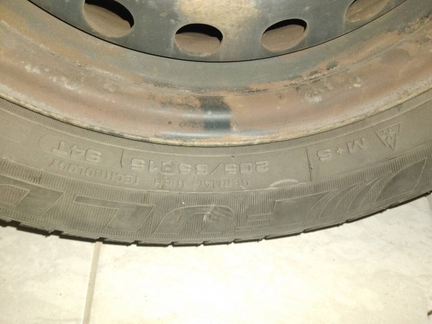 205/65R15 tli gumi felnivel 