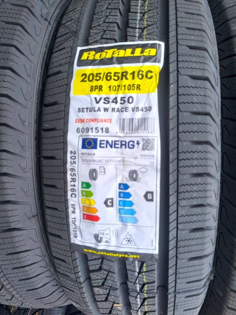 205/65R16C Új Rotalla téli gumi garnitúra 205/65 r16c
