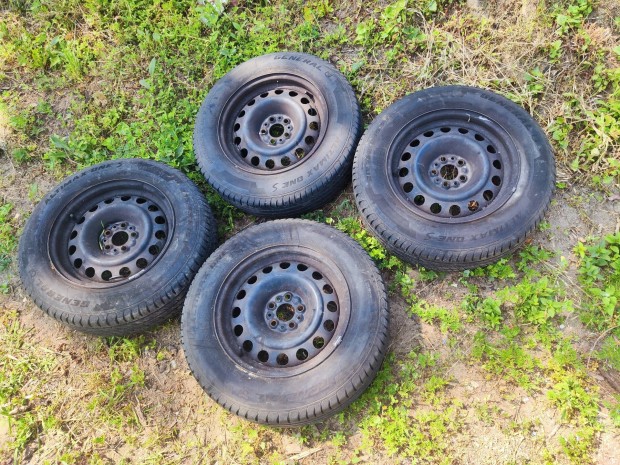 205/65 R15 újszerű nyári gumi 5x98 lemezfelni szett