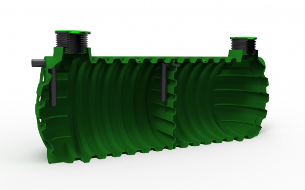 20.000 L RoSeptic, 2-kamrs szeptikus tartly