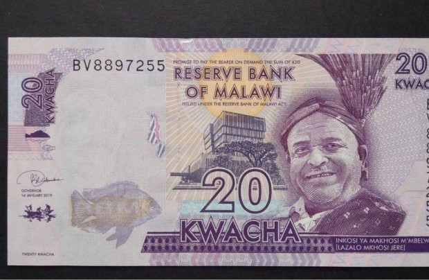 20 Kwacha UNC Malawi (MM)