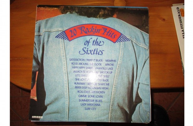 20 Rockin' Hits of the Sixties bakelit hanglemez elad