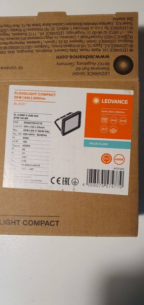 20 Wattos led fényszóró 4000 kelvin