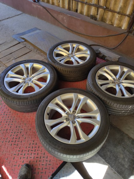 20" 20 5x112 Audi gyári alufelni 255/45r20 nyári 260eft/4db