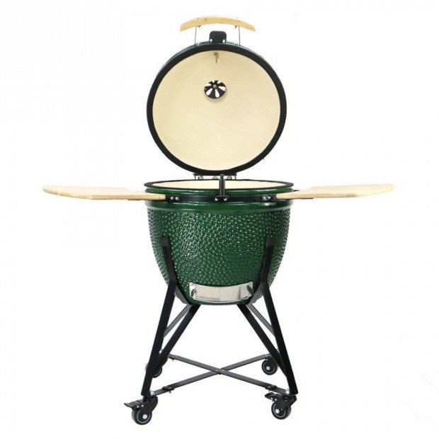 20" Kamado kermia grill 52cm BBQ zld szn mobilgrill