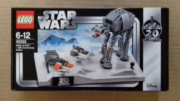 20. vforduls bontatlan Star Wars LEGO 40333 Hothi csata Fox.az rban