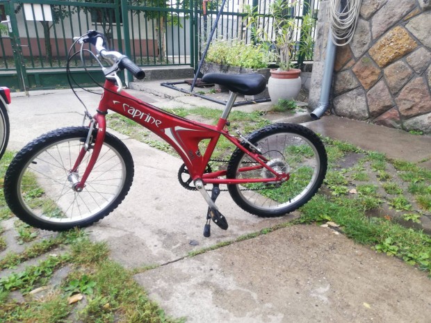 20-as gyermek kerékpár, bicikli piros 22000 forintért eladó