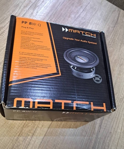 20 cm subwoofer mélysugárzó