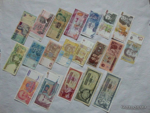 20 darab klfldi bankjegy LOT ! 04