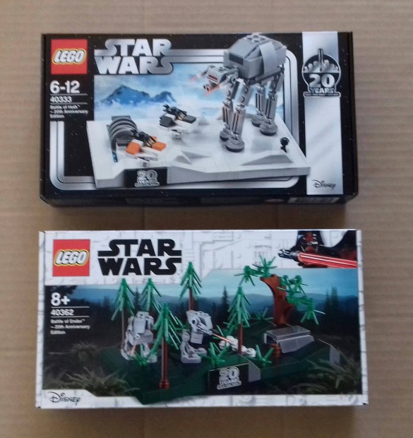 20.vforduls bontatlan Star Wars LEGO 40333 Hothi + 40362 Endori Fox