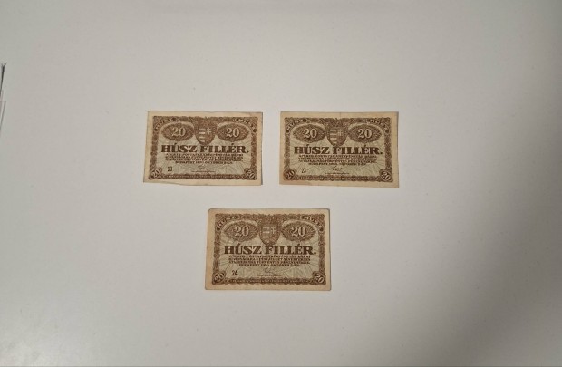 20 fillér bankjegy