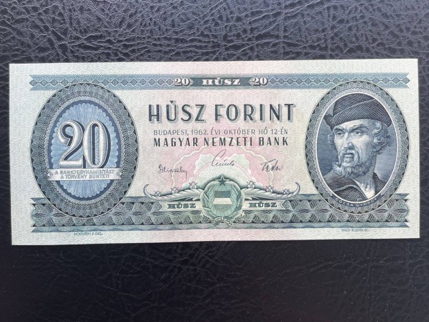 20 forint 1962 UNC hajtatlan bankjegy