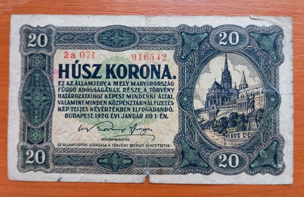 20 korona 1920 1db